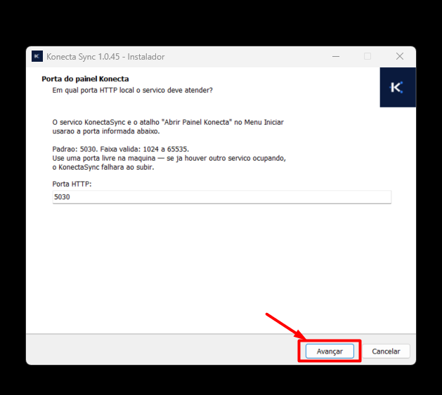 Instalador Konecta Sync