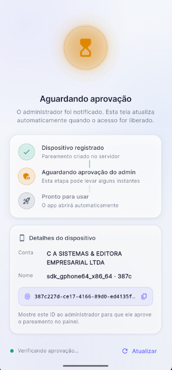Aguardando aprovação